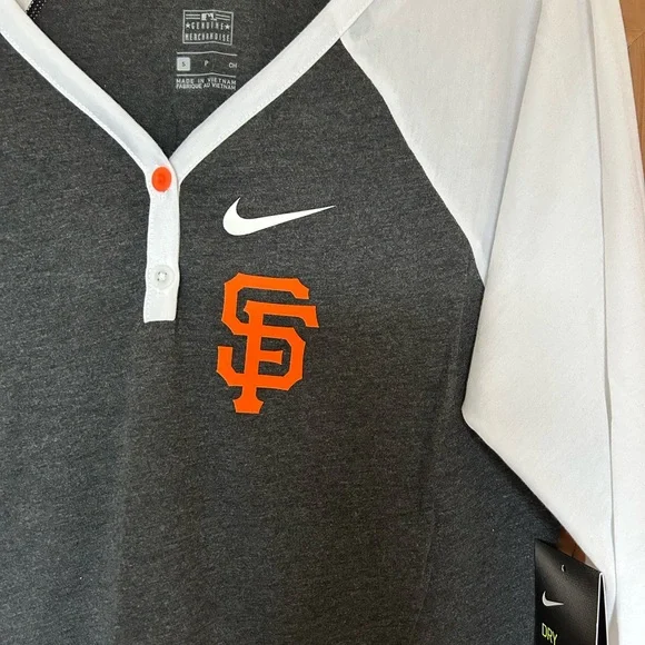 Genuine Merchandise, SF GIANTS, by Nike, dri fit, NWT, size S - Picture 2 of 2